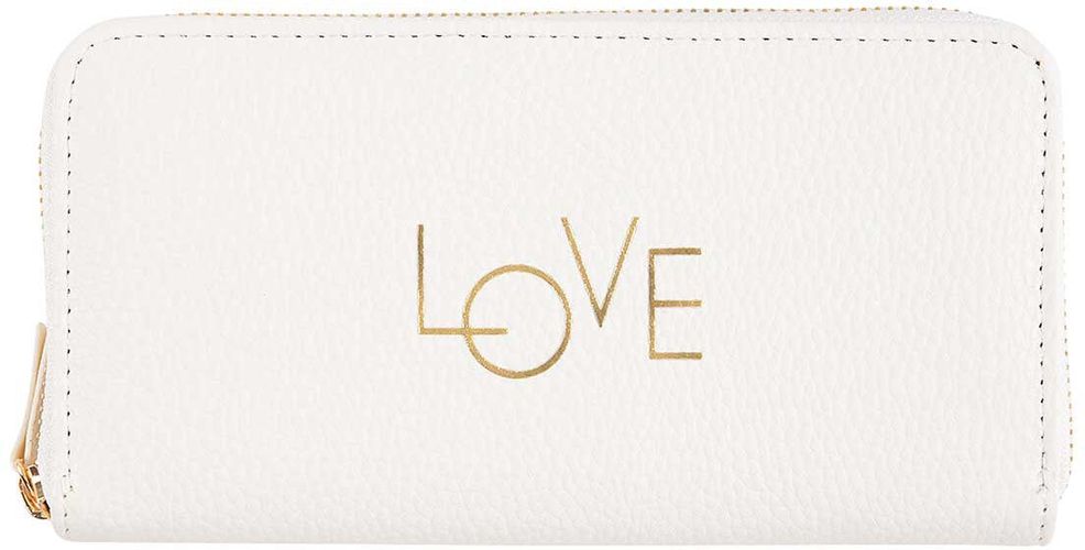 Grand portefeuille - Love - blanc - Draeger - Modalova