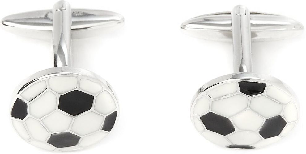 Boutons de manchettes - Ballon de football - Noir et Blanc - Draeger - Modalova