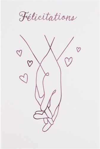 Carte mariage Félicitations - Draeger - Modalova