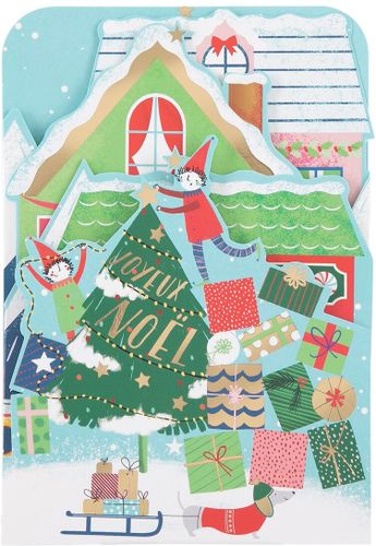 Carte de Vœux Accordéon - Cadeaux de Noël - Draeger - Modalova