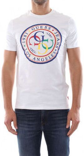 Polo T-shirt G-Stamp Blanc M92I42 Blanc - Guess - Modalova