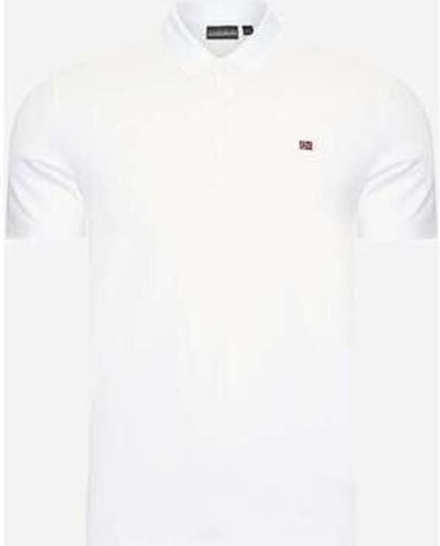 T-shirt Ealis ss sum - blanc brillant Blanc - Napapijri - Modalova
