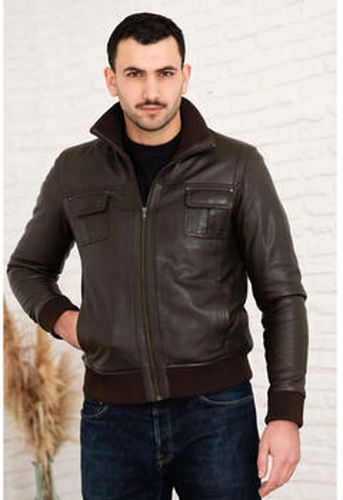 Veste DANY BOMBER BROWN Marron - Serge pariente - Modalova