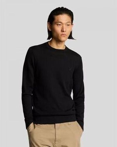 Pull Lyle & KN2235TON SUPERFINE-Z865 JET BLACK Noir - Scott - Modalova