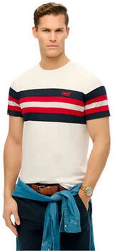T-shirt Essential Stripe Blanc - Superdry - Modalova