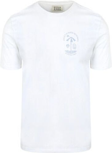T-shirt T-Shirt Logo Blanche Blanc - Scotch & Soda - Modalova