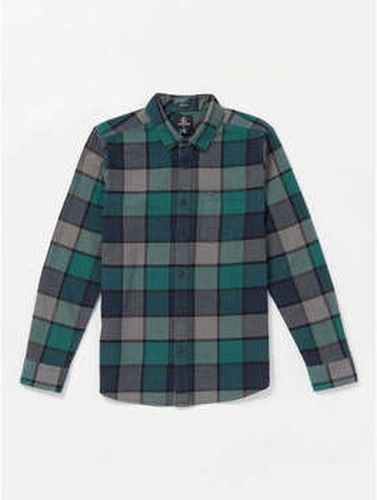 Chemise Camisa Manga larga Caden Plaid - Navy Vert - Volcom - Modalova