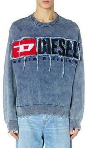 Sweat-shirt Pull Denim Effiloché K-Fronzi - bleu Bleu - Diesel - Modalova