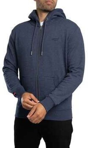 Sweat-shirt Sweat à capuche zippé avec logo essentiel Bleu - Superdry - Modalova