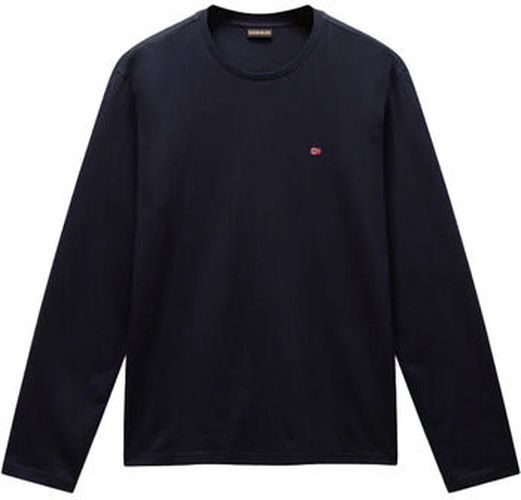 T-shirt Napapijri SALIS LS 1 Marine - Napapijri - Modalova