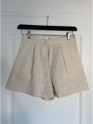 Short Short imprimé vichy Beige - Daphnea - Modalova