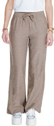 Pantalon JDYPAULA LIFE HW WIDE PANT WVN 15329718 Marron - JACQUELINE de YONG - Modalova