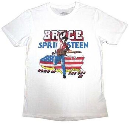 T-shirt RO10807 Blanc - Bruce Springsteen - Modalova