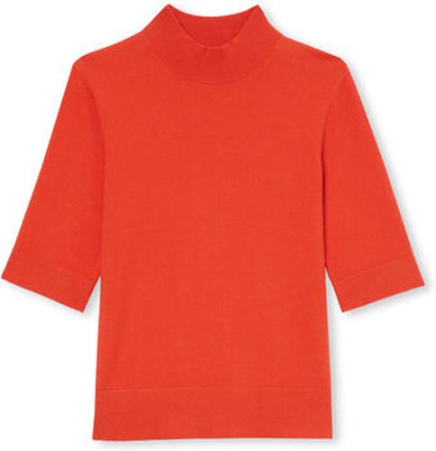 Pull by - Pull col montant manches au coude Rouge - Daxon - Modalova