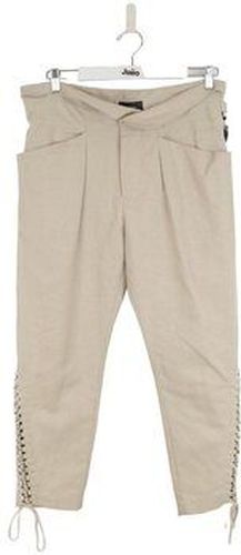 Pantalon Pantalon slim en coton Beige - Isabel marant - Modalova