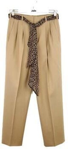 Pantalon Pantalon Carot en laine Beige - Saint Laurent - Modalova