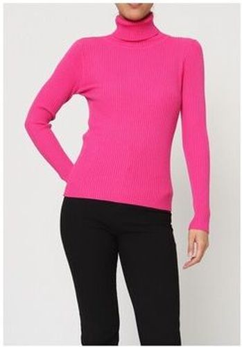 Pull Pull col Roulé Fushia F - Kebello - Modalova