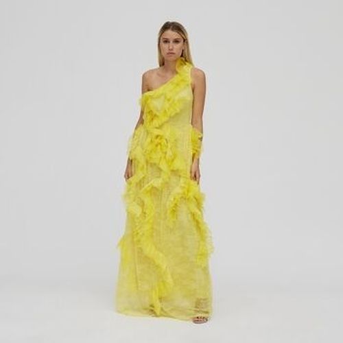 Robe Robe longue en dentelle et tulle multicolor - Ermanno Scervino - Modalova