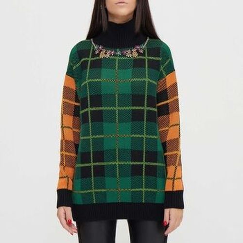 Pull Col roulé à carreaux multicolores multicolor - Ermanno Scervino - Modalova
