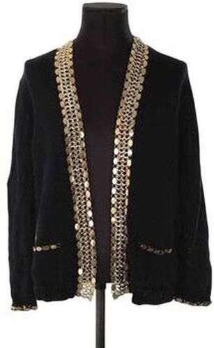 Gilet Cardigan en lin noir Noir - Maje - Modalova