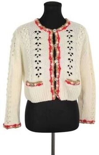 Gilet Maje Cardigan blanc Blanc - Maje - Modalova