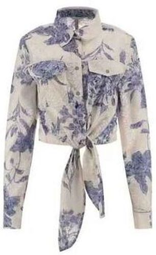 Chemise W5GH03 WH4K2-P8GZ Blanc - Guess - Modalova