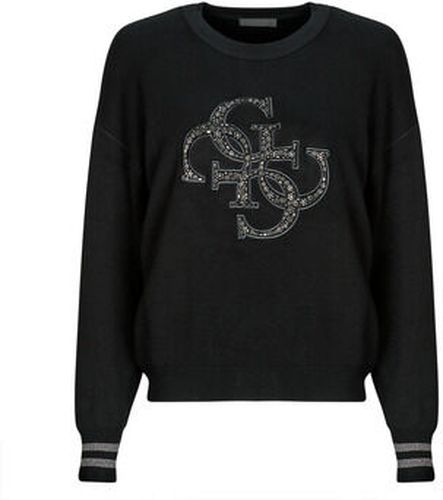Pull Guess SYLVIE LOGO Noir - Guess - Modalova