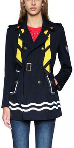 Trench Trench Morgane Navy Bleu - Desigual - Modalova