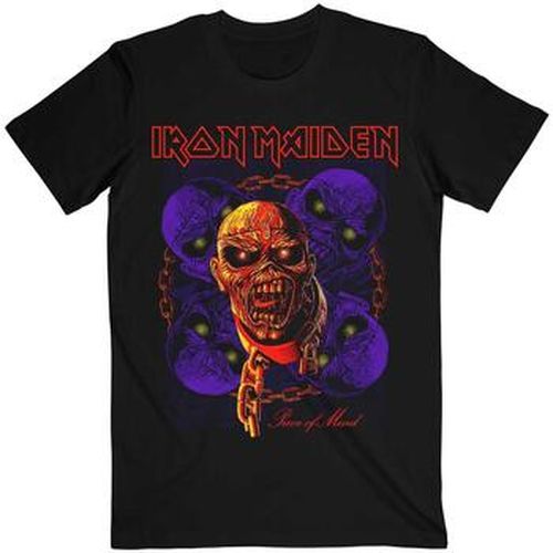 T-shirt Piece Of Mind Multi Head Noir - Iron Maiden - Modalova