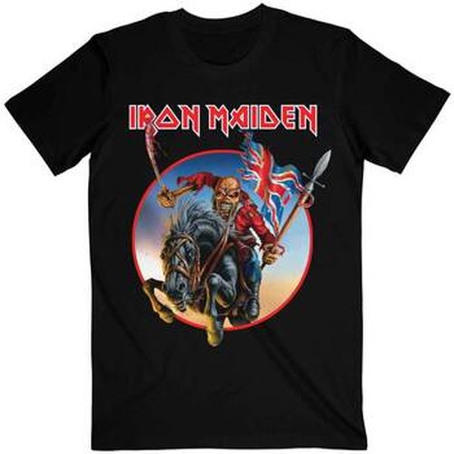 T-shirt Iron Maiden Euro Tour Noir - Iron Maiden - Modalova