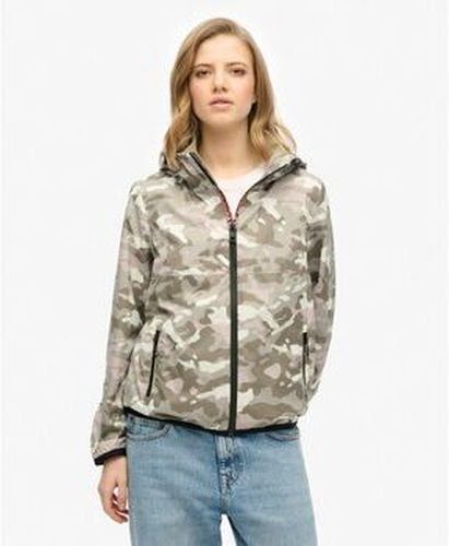 Blouson Veste coupe-vent à capuche avec logo - Superdry - Modalova