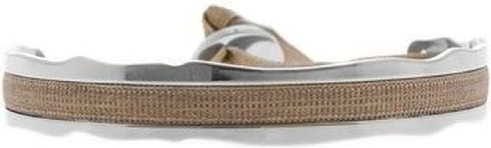 Bracelets Jonc Ruban argenté beige 4 mm aléatoire Blanc - Les Interchangeables - Modalova