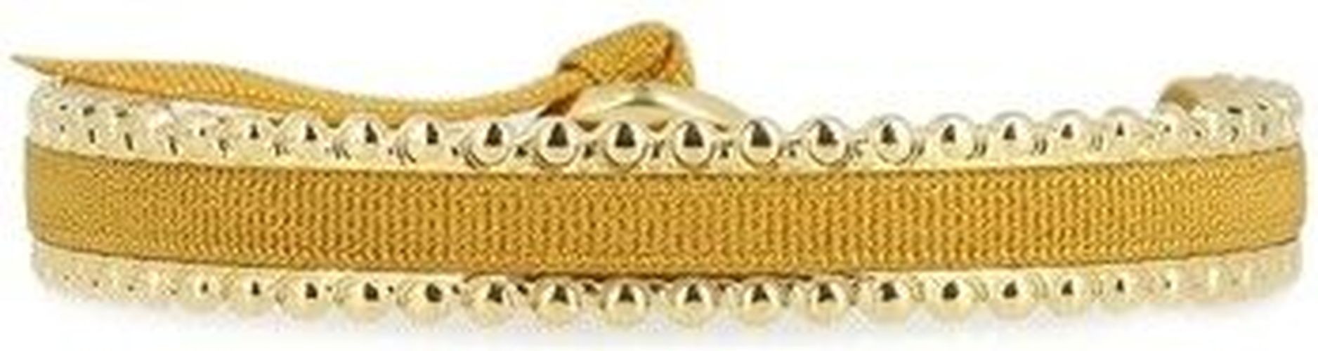 Bracelets Jonc ruban 4mm point ocre Jaune - Les Interchangeables - Modalova