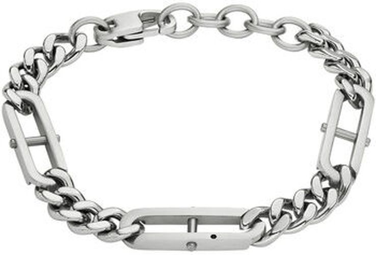 Bracelets Bracelet Heritage D-Link acier Blanc - Fossil - Modalova