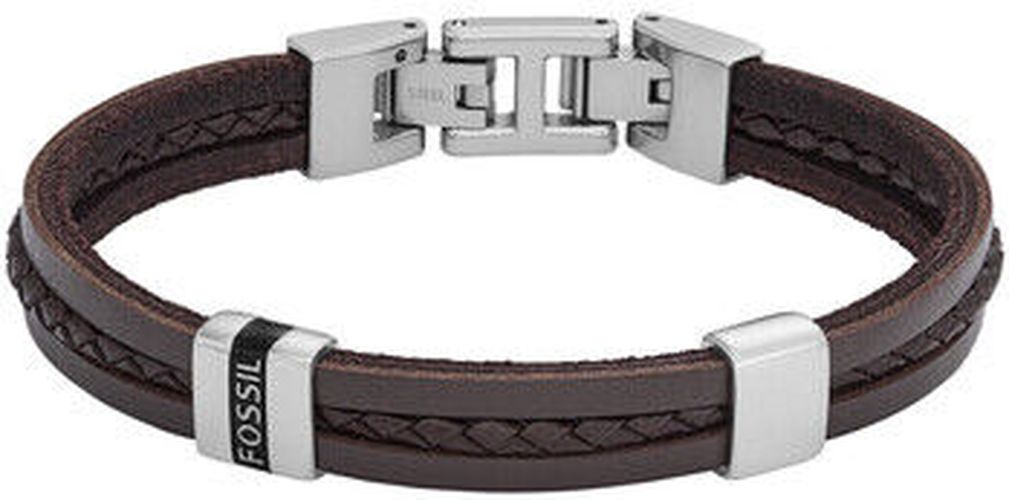 Bracelets Bracelet cuir brun Marron - Fossil - Modalova
