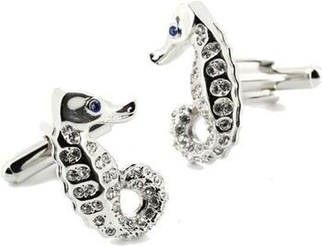 Boutons de manchettes Boutons de manchette hippocampe Gris argent Argenté - Simon Carter - Modalova