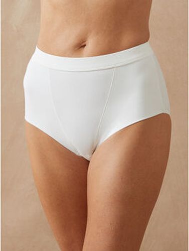 Culottes & slips by - Lot 2 culottes gainantes fond éponge Blanc - Daxon - Modalova