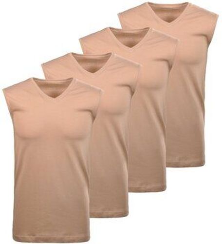 Maillots de corps Maillot de corps Paquet de 4 Beige - Ragman - Modalova
