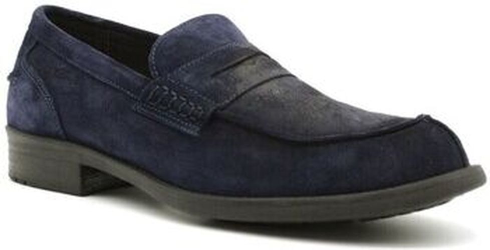 Mocassins mocassino college Bleu - ANTICA CUOIERIA - Modalova