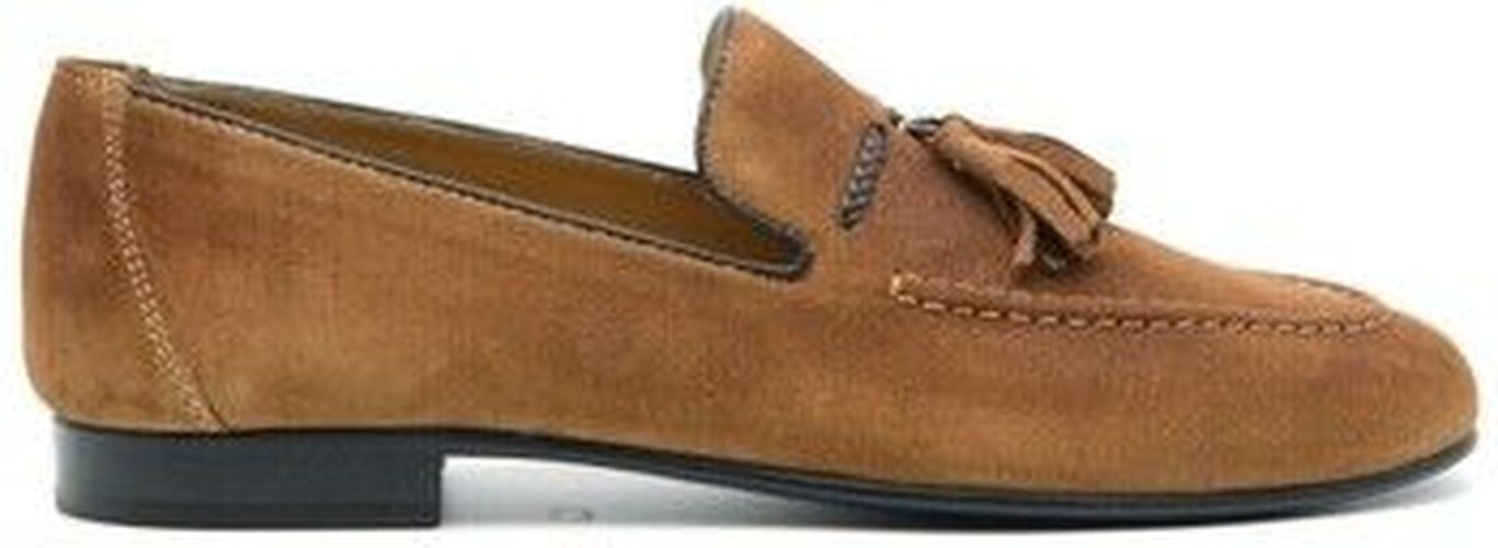Mocassins Mocassino casual in camoscio Marron - ANTICA CUOIERIA - Modalova