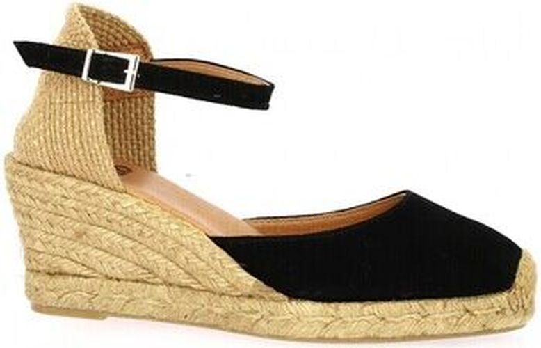 Espadrilles Espadrille cuir velours Noir - Pao - Modalova