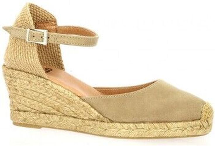 Espadrilles Espadrilles cuir velours Marron - Pao - Modalova