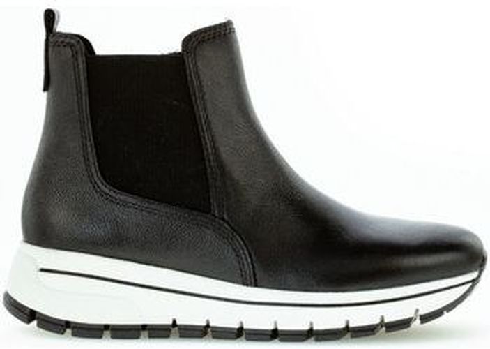 Bottines Bottines en cuir lisse à talon compensé Noir - Gabor - Modalova