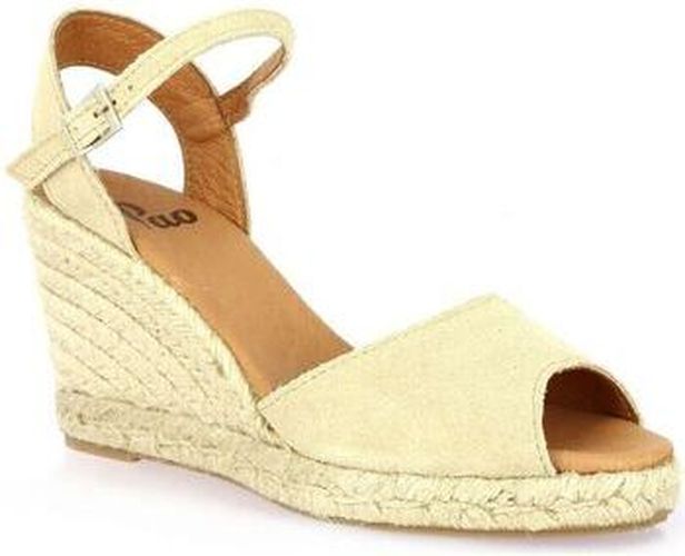 Espadrilles Espadrille cuir velours Beige - Pao - Modalova