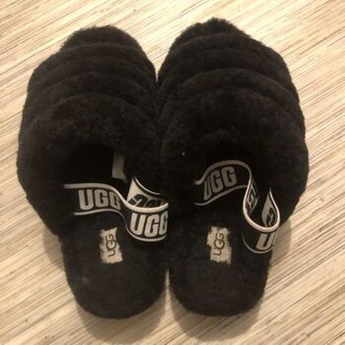 Chaussons Sandales Fur Yeah noires Noir - Ugg - Modalova