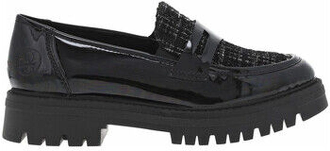 Mocassins Mocassins talon plat Noir - Rieker - Modalova