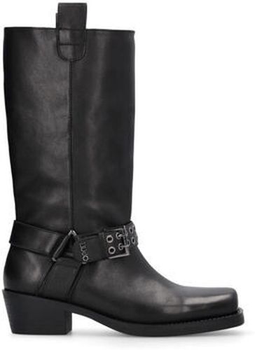 Bottes Liu Jo Santiags en cuir Noir - Liu jo - Modalova