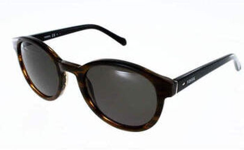 Lunettes de soleil mixte marron marbré 2022 en acétate Multicolore - Fossil - Modalova