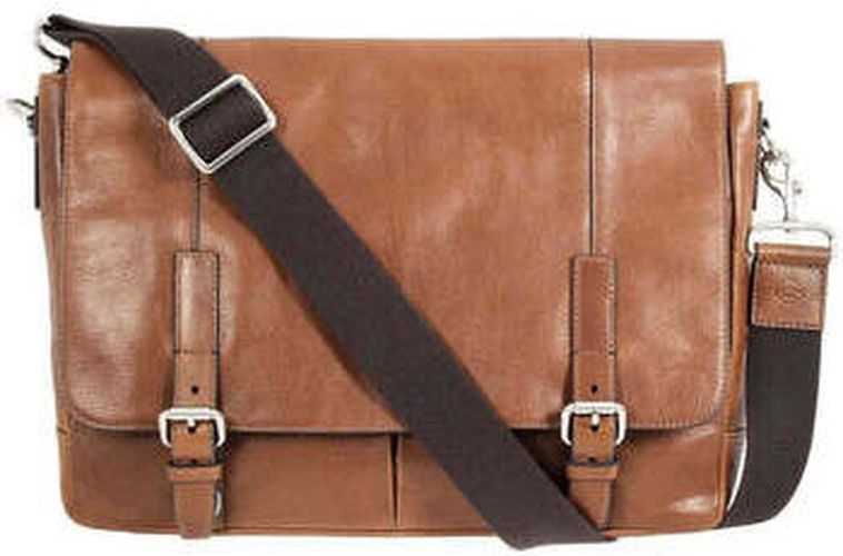 Sac bandoulière Besace cuir de vachette MBG9224222 Cognac Marron - Fossil - Modalova