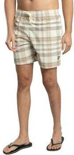 Maillots de bain Lyle & Short de bain Tartan Resort Beige - Scott - Modalova